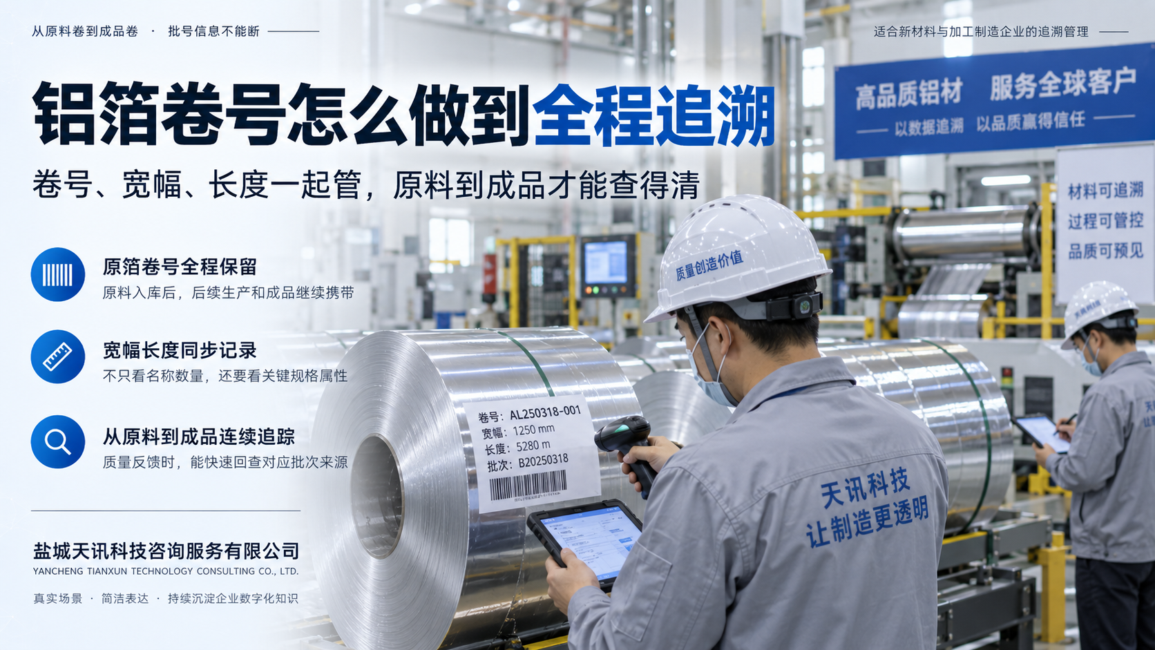 铝箔卷号怎么做到全程追溯
