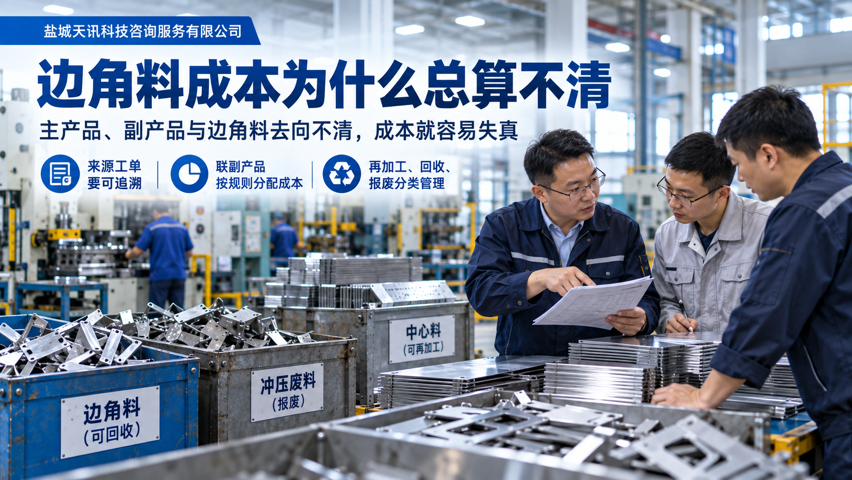 边角料成本为什么总算不清