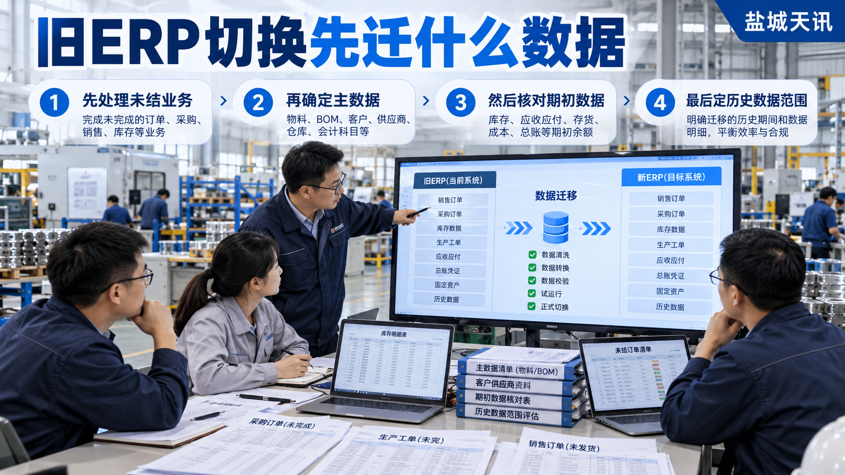 旧ERP切换先迁什么数据