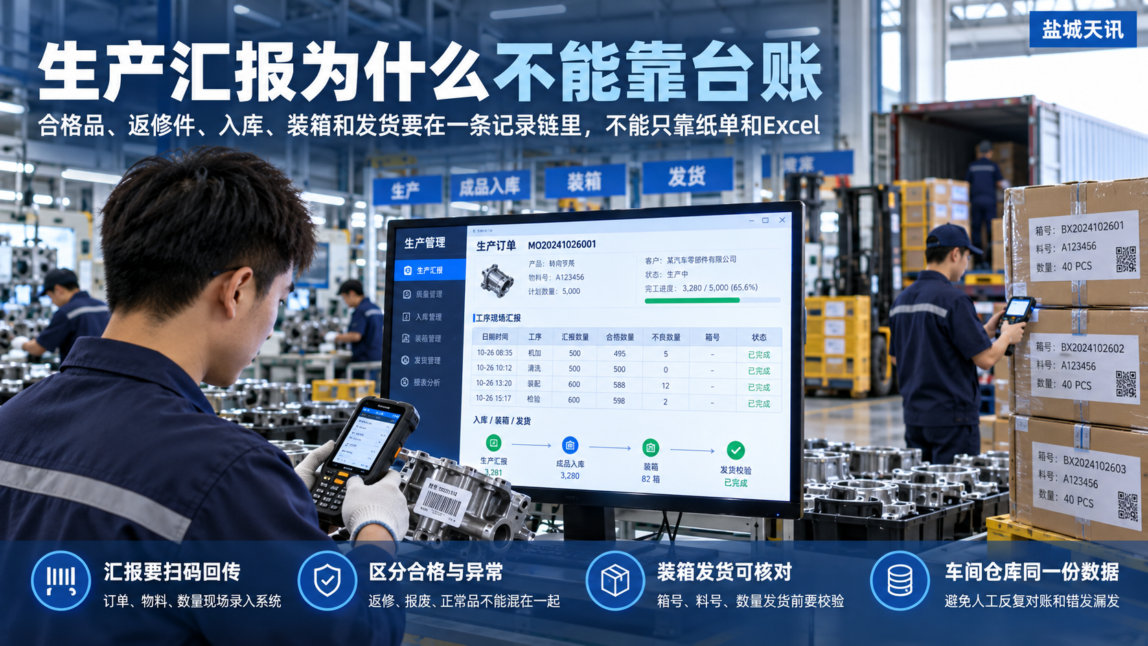 生产汇报为什么不能靠台账