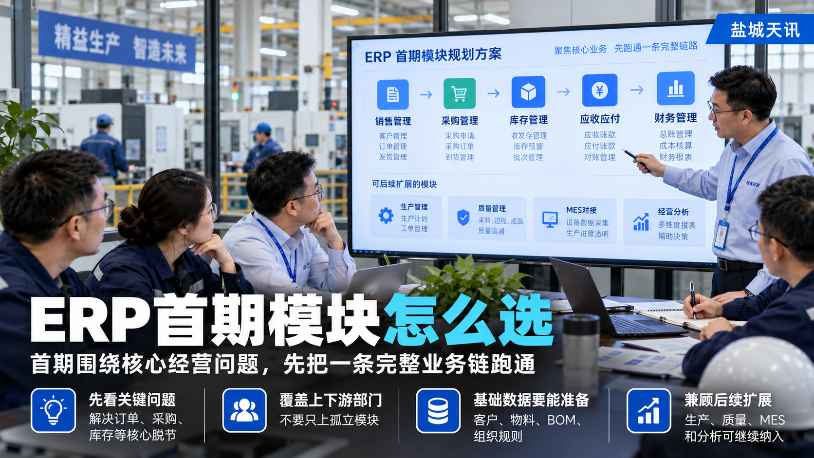 ERP首期模块怎么选