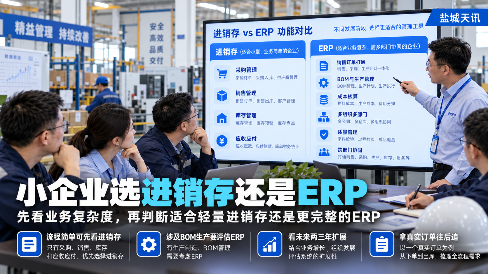 小企业选进销存还是ERP