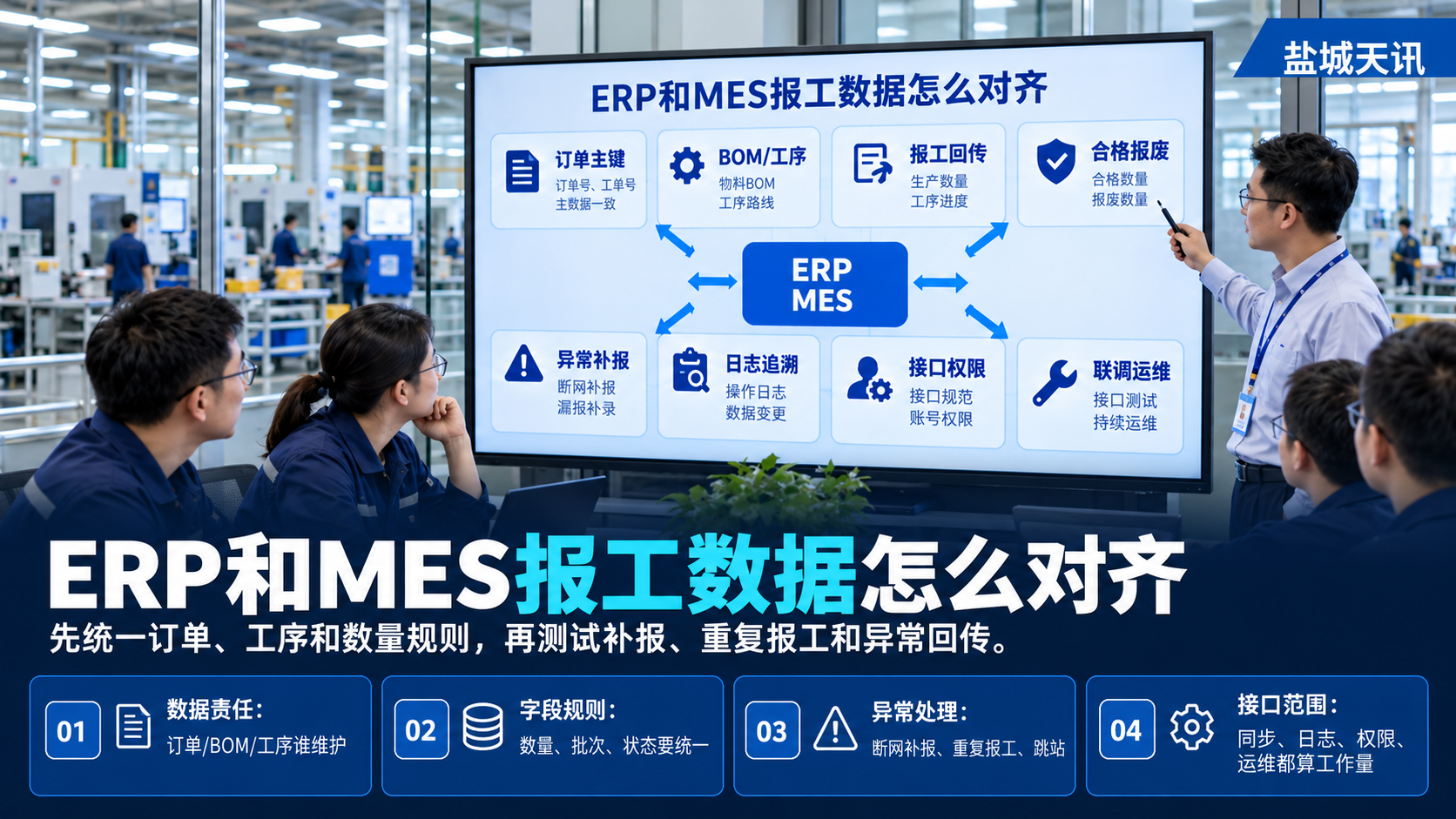 ERP和MES报工数据怎么对齐